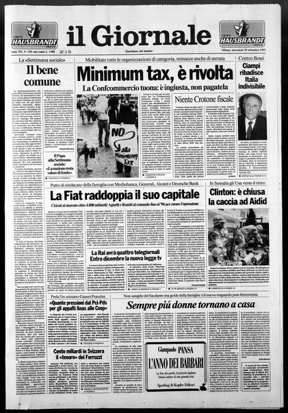 Il giornale : quotidiano del mattino